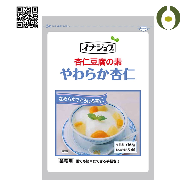 杏仁豆腐の素（やわらかい） 750ｇ 软杏仁粉 750ｇ – 栄林商事株式会社